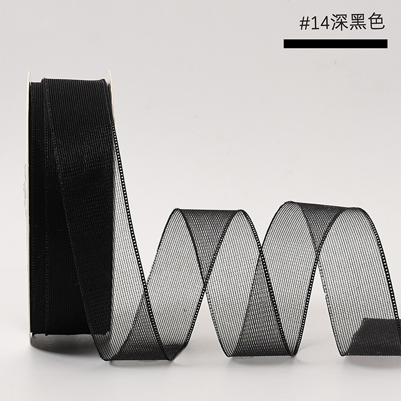 Huaxi viento claro cinta de gazo envasado de flores cinta hecha a mano DIY regalo cinta de gazo florista cinta floral