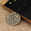 Foreign Trade Wholesale Uncharted4 Mysterious Sea 4 Necklace Thieves Ladies Luthema Gold coin necklace jewelry