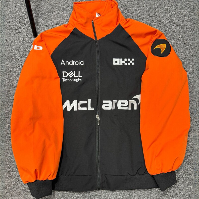 2025 New F1 Racing Suit Embroidered Quilted Mclaren Laren Team Jacket Men's and Women's Cotton Jacket Cycling Jacket