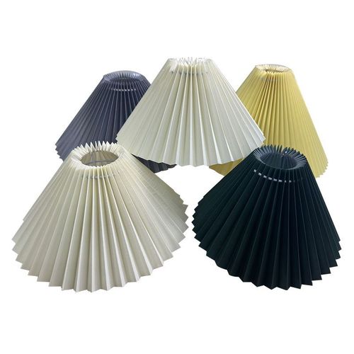 Recommended custom cross-border exclusive Southeast Asia pleated lampshade fabric night light shade hotel chandelier floor lampshade
