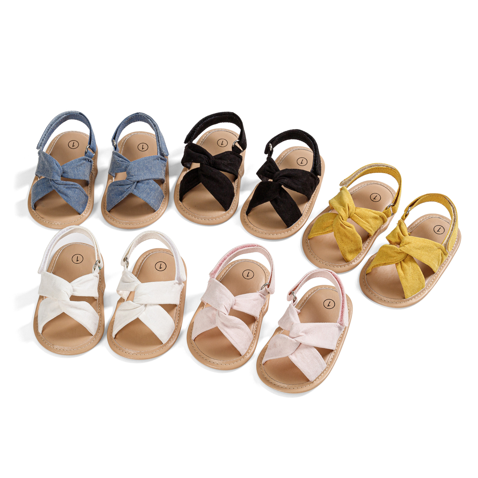 Sandales croisées printemps et été, chaussures de marche d'apprentissage pour bébé, chaussures pour bébé L301_voghion.com