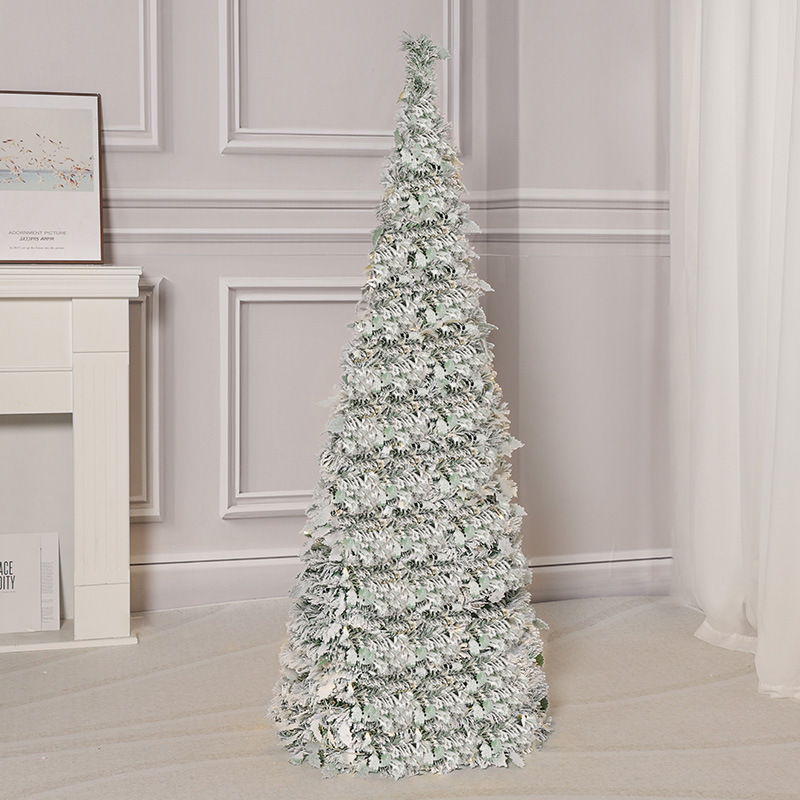 Árbol de Navidad decoración del hogar árbol de Navidad plegable árbol de nieve Paquete Grande decoración de Navidad