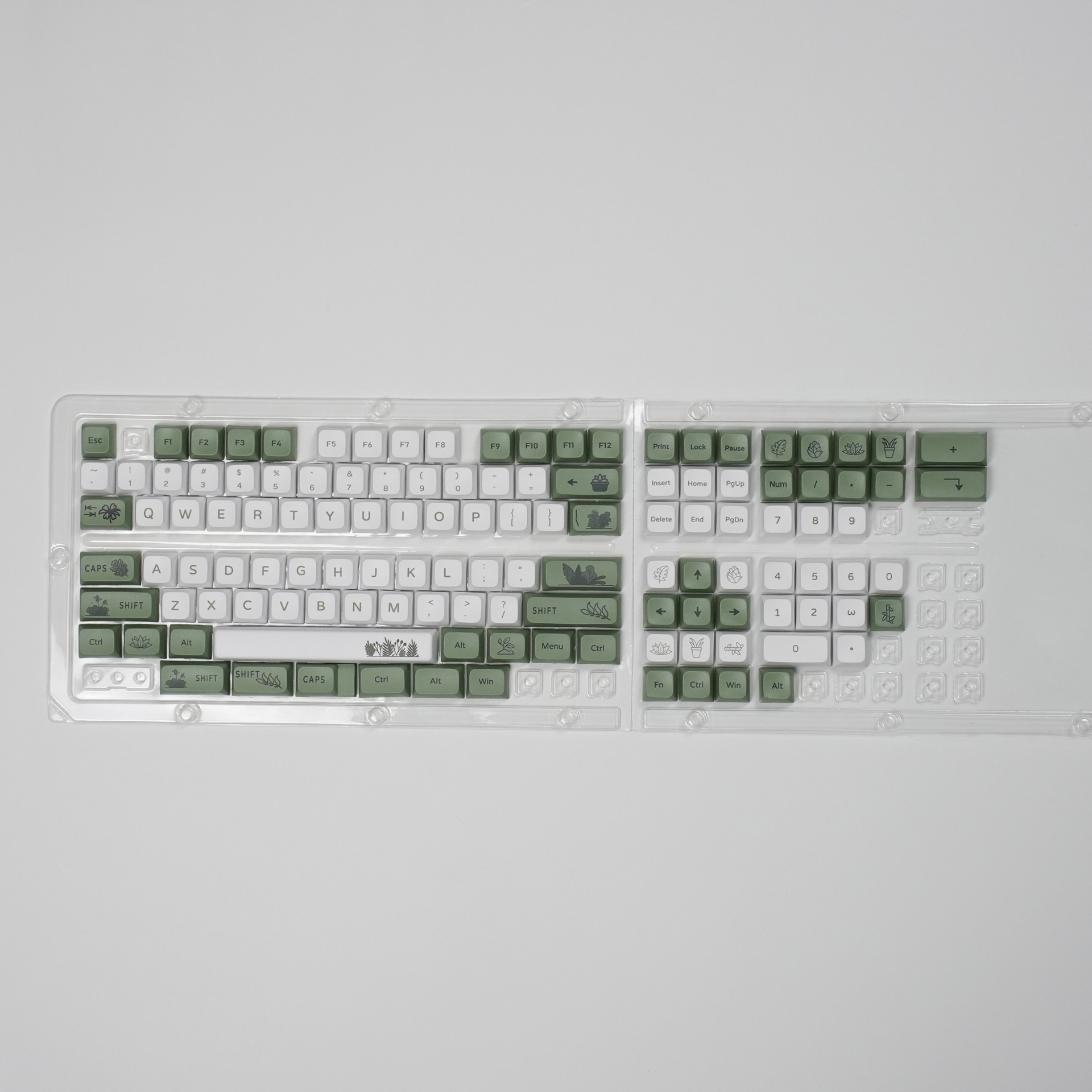 PBT material XDA altura bola tapa sublimación Pacha perro tema patrón grande conjunto completo universal Teclado mecánico keycap