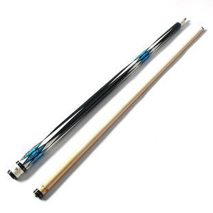 American-style large-head billiard cue 1/2 two-section billiard cue Chinese-style Nine-ball solid wood 57-inch billiard cue
