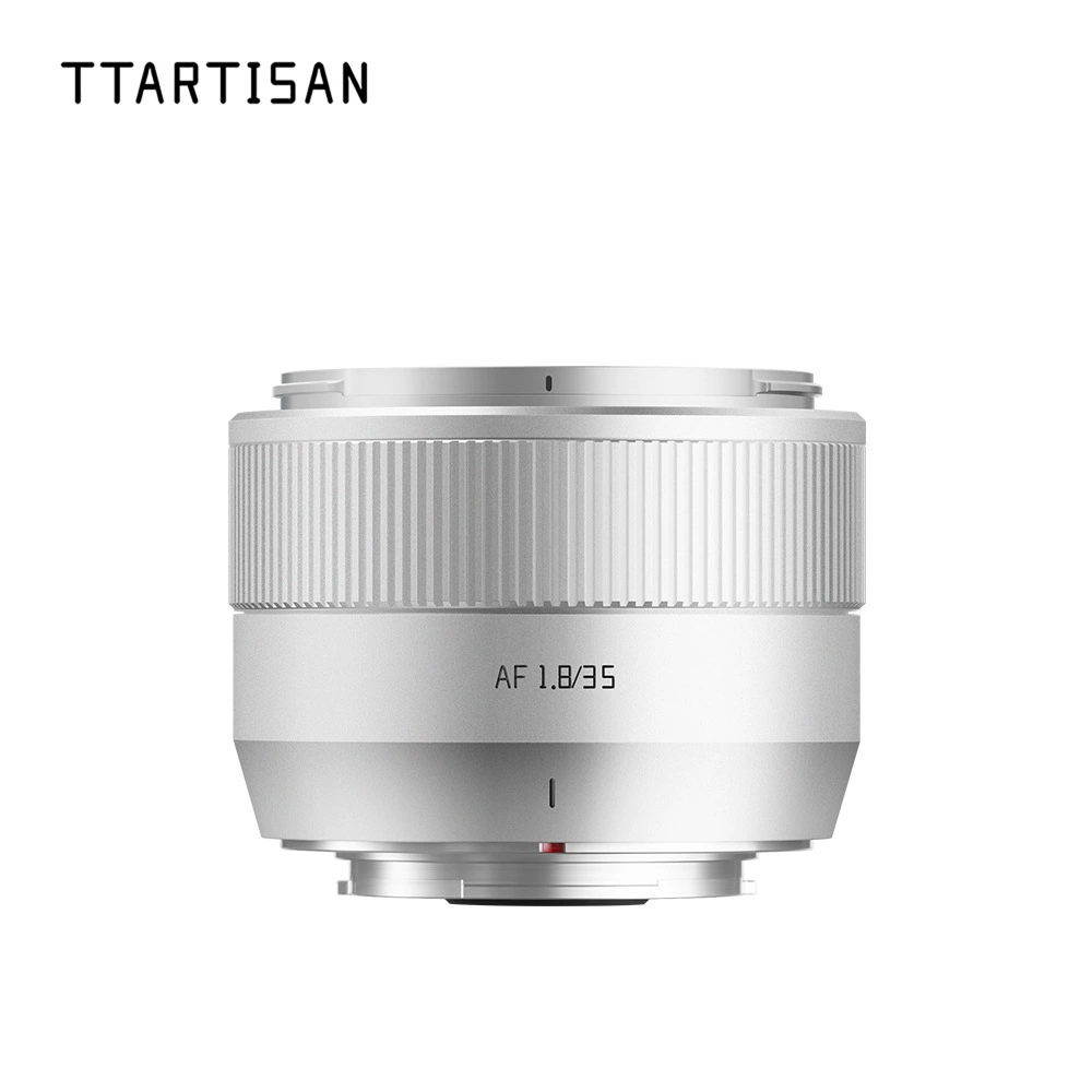 [Silver] AF-объектив TTArtisan 35 мм F1.8 II с автофокусом для Sony E-монтирования