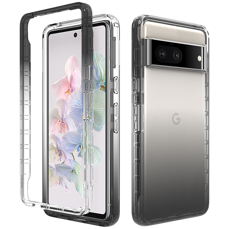 Cross-border Google Pixel9pro High-permeability Gradient Google 7A Anti-fall 2-in -1 Case Cross-border Google Pixel9pro High-permeability Gradient Google 7A Anti-fall 2-in -1 Case