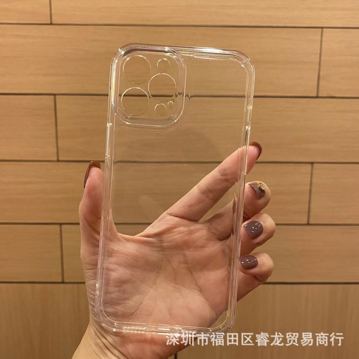 Apple 12Promax 공간 쉘-투명