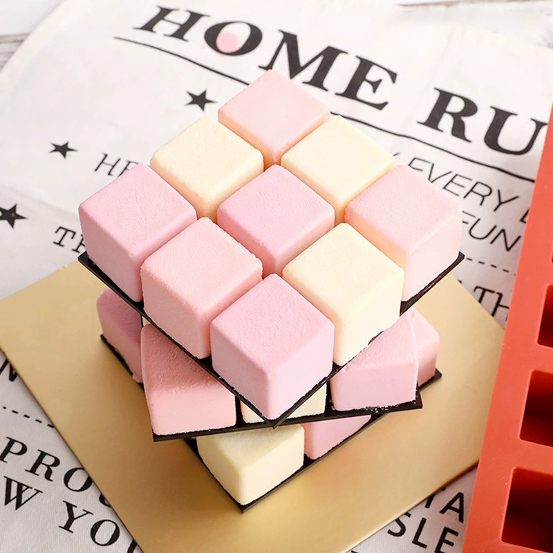 Hot-selling multiple-shape cake ice molds food-grade silicone heart-shaped mold round donuts cookies mold specialized