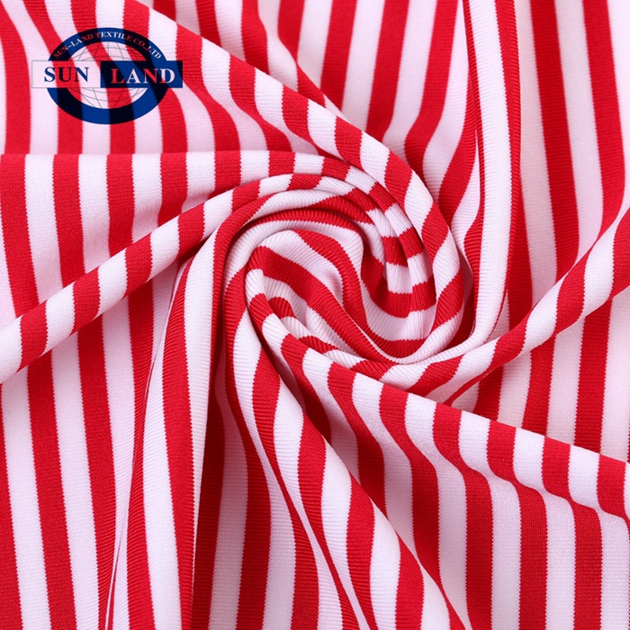 阳离子莱卡单面汗布 健身服瑜伽服T恤布料 涤氨纶弹力针织面料