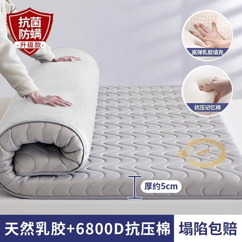 乳胶记忆棉床垫家用卧室租房软垫180x200床褥垫学生宿舍单人5|undefined