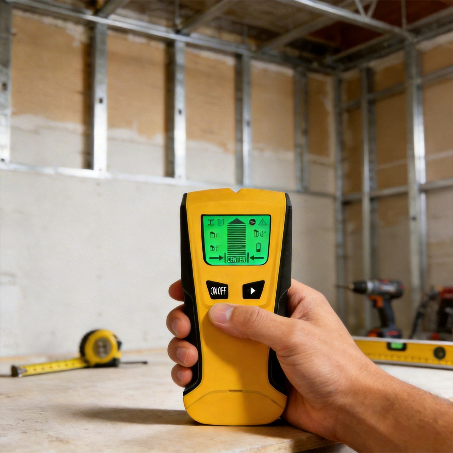 黄色红色红木头探测分析仪器金属电压检测器墙体探测器TH210