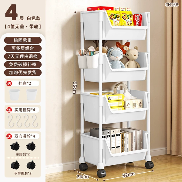 4-layer white-opening model [pulley+hook+hanging box]