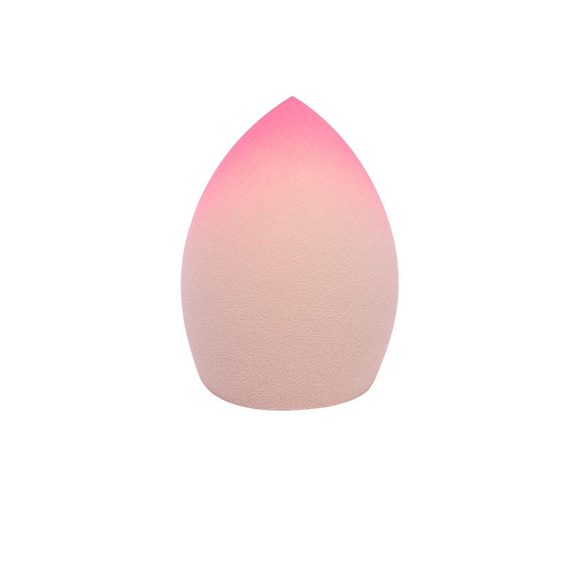 Huevos de maquillaje personalizados de color gradiente gota de agua gran calabaza huevo de maquillaje oblicuo esponja polvo de maquillaje logotipo de cojín de aire