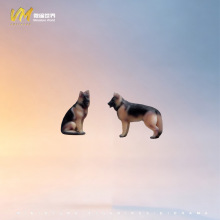 VM 1/64毛孩子系列德牧微缩人偶 微缩场景模型搭配3D彩色打印