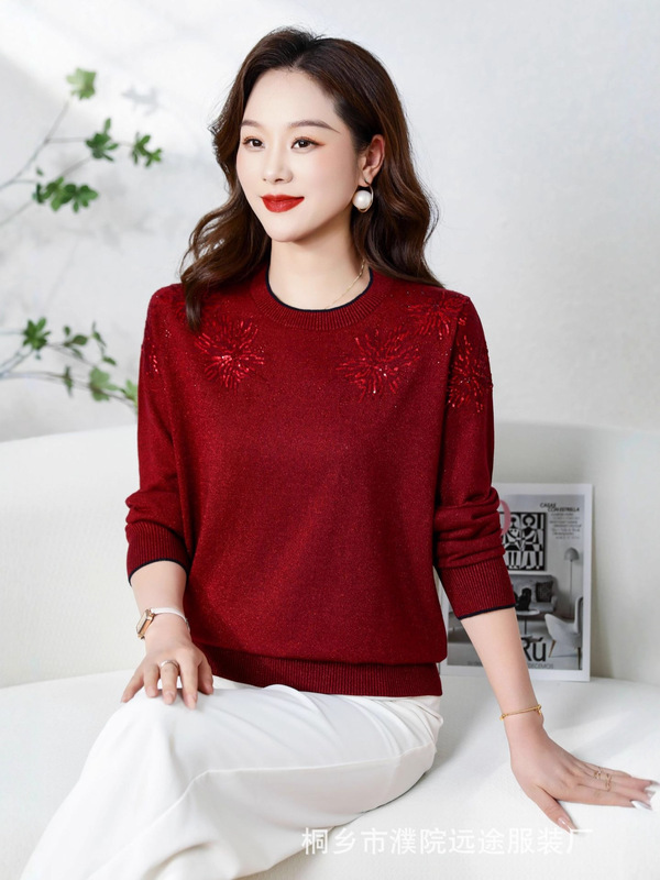 妈妈夏装2025新款短袖小衫时尚洋气中老年女装t恤母亲节上衣|undefined
