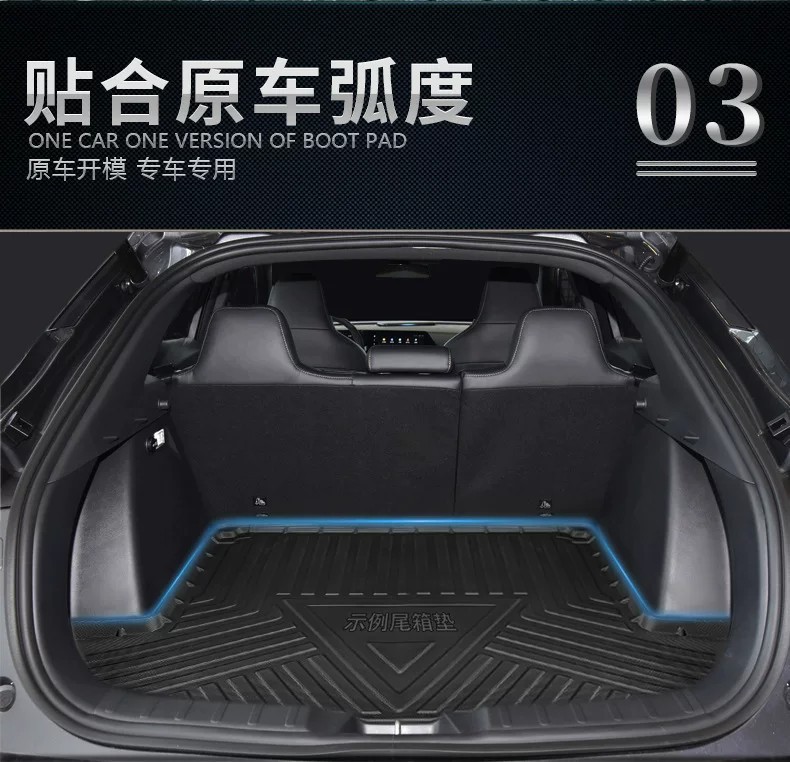Suitable for 26 models of Ideal L8 Livis/Ultra, TPE backrest pad, waterproof and wear-resistant trunk mat