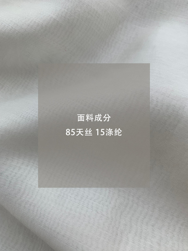 江左 蝴蝶结飘带天丝半高领长袖衬衫女秋季新款通勤衬衣小衫 1186|undefined