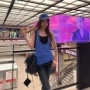 撞色挂脖夏季修身上衣