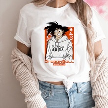 七龙珠动漫印花 休闲学院夏季潮流大码学生圆领短袖Anime T-shirt