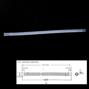 300mm high transparent matching tube atomizer transparent anesthesia breathing hose inner diameter 8mm outer diameter 10mm