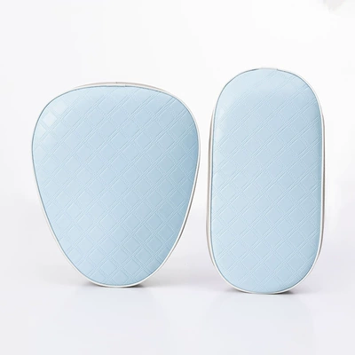 Electric car cushion – Universal Leather - light-bluefrontrear-set