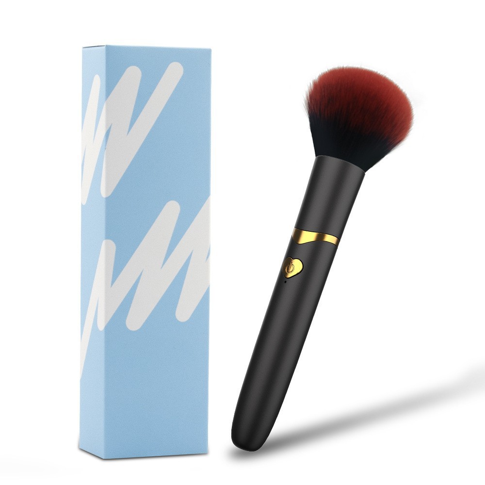 Bestseller: Make-up-Vibrator mit starker Vibration, Puderpinsel, weiblicher Masturbator, Mini-Dildo für Erwachsene_voghion.com