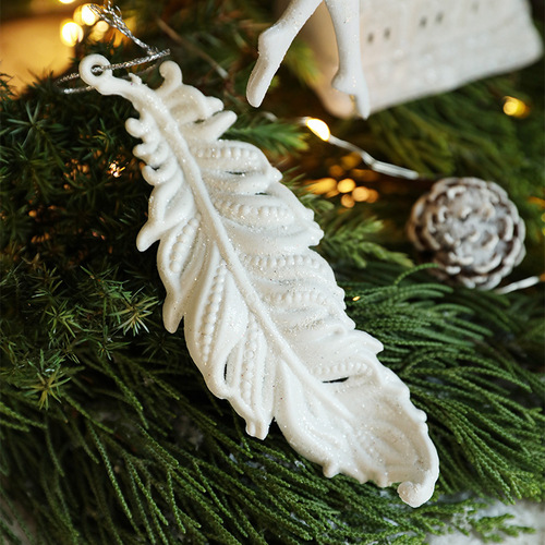 Christmas New Product Creative Craftsmanship Christmas Tree Home Decor White Plastic Multiple Styles Christmas Festival Ornaments
