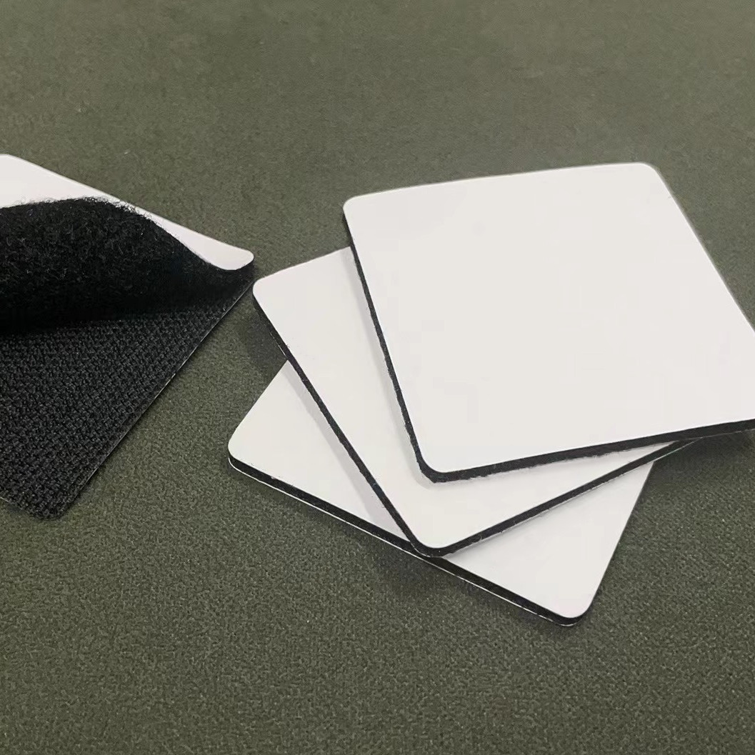 Cuadrado sofá titular redondo fuerte adhesivo velcro con pegamento corte música pegajosa hebilla con punto Madre y hebilla femenina