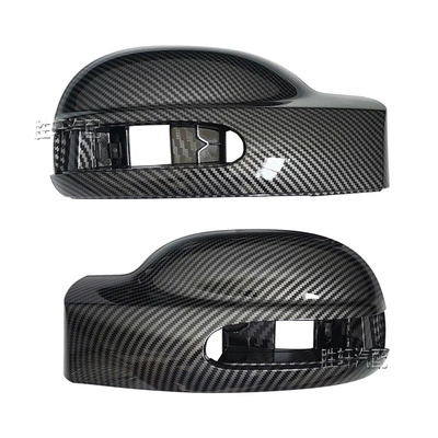 Suitable for Mercedes-Benz Viano W639 03-10 carbon fiber pattern mirror shell rear mirror shell rear mirror cover (Car mirror)