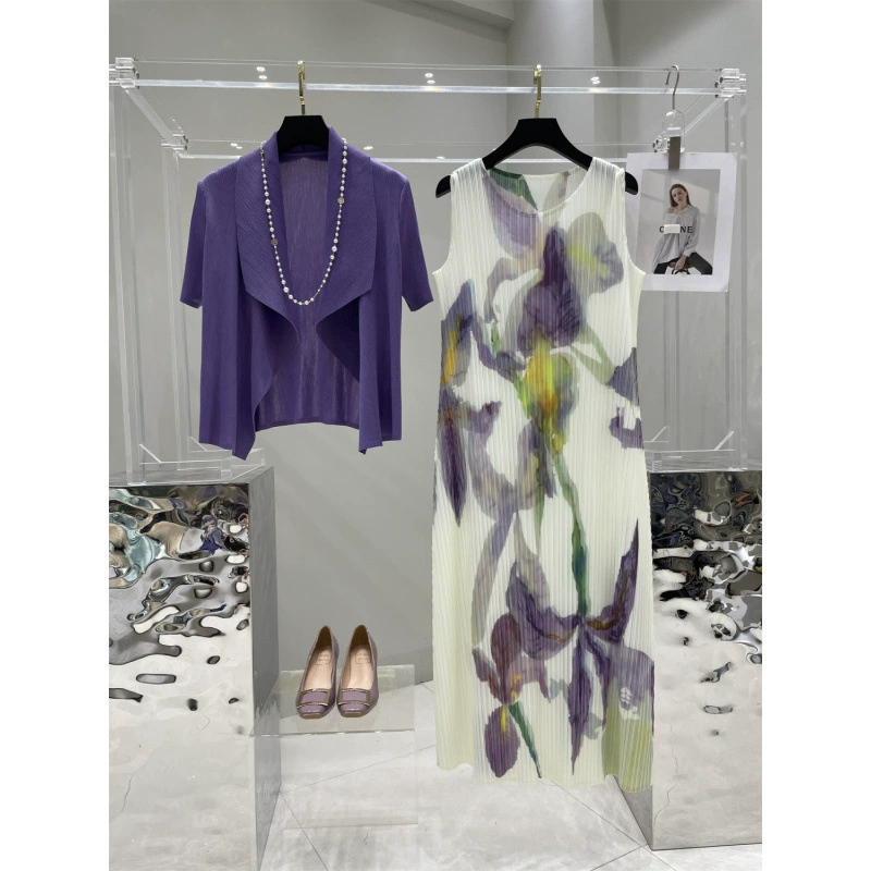 Летняя плиссированная серия 2025 года, новая технология для похудения и маскировки мяса, суперэластичная и элегантная.