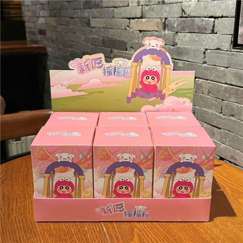 クレヨンしんちゃん スイング ブラインドボックス フィギュア 周辺人形 解凍デスクトップ装飾品 人形 おもちゃ 誕生日プレゼント|undefined