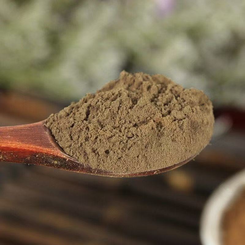 Luo Bu Ma Powder Apocynum Leaf Powder Fine Ground Herbal Powder 500g Bulk Pack in use