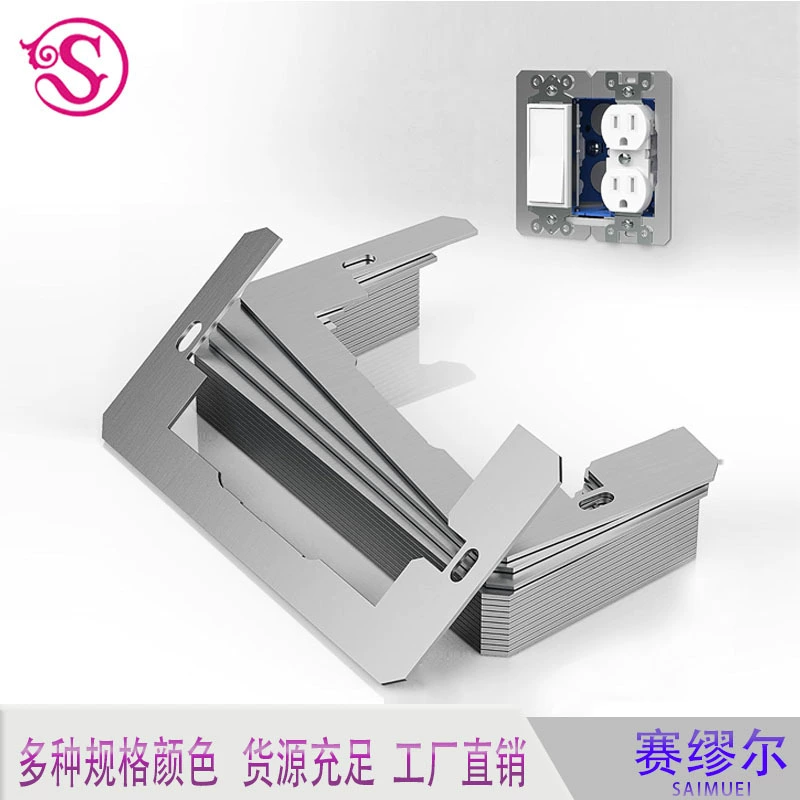 Металлический выравниватель для розеток, специальное устройство для скрытой установки, прямые поставки с завода