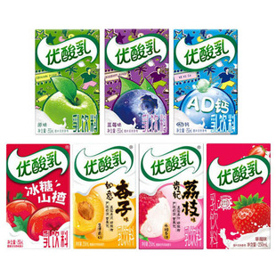 Box of whole yogurt lX24 original flavor milk breakfast milk drink yogurt a variety of 250m wholesale