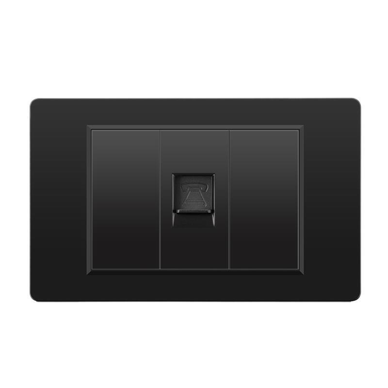外国貿易スイッチソケット黒 PC パネル壁東南アジアタイ 6 穴台湾ソケット 20Wtype-c|undefined
