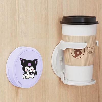 Car cup holder/beverage holder Water Kettle Cup Holder Storage Rack - purple-bottle-library