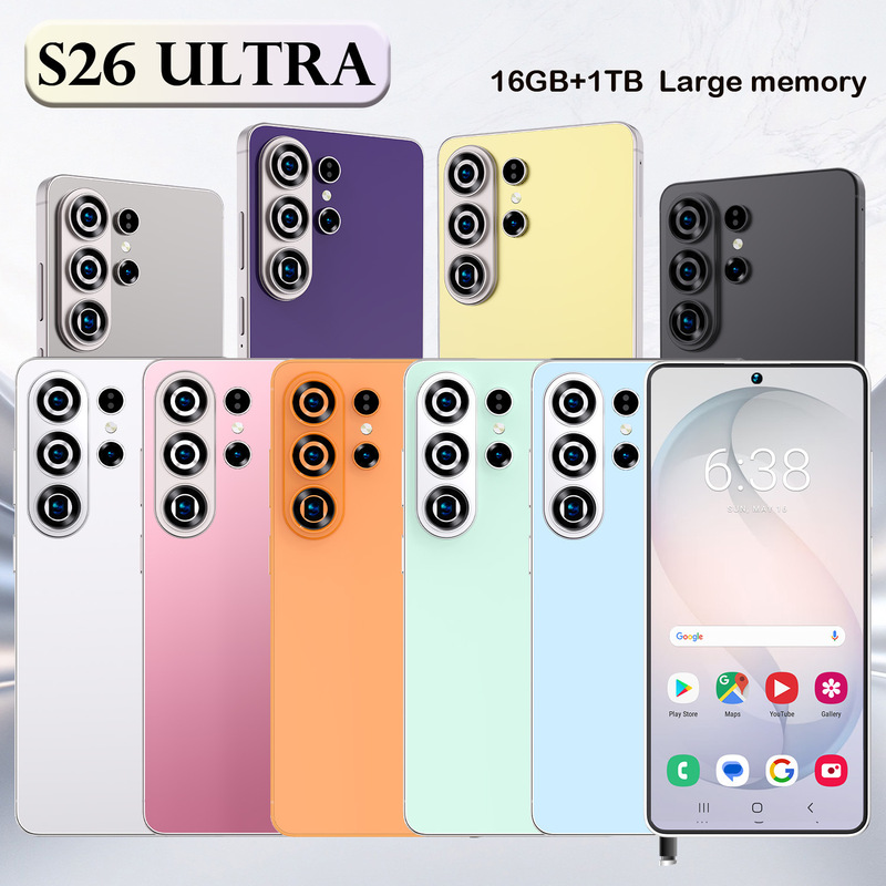 Cugo Cross-Border Mobile Phone S26Ultra4G 4+64Gb Built-In Pen Large Screen 6.7inch Android 12 Universal Official Case