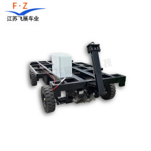 牵引遥控双切换线控底盘前转向后驱动动电动四轮重型搬运靶车底盘