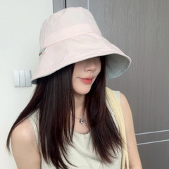 日本製のシンプルなカラーブロックの女性用フィッシャーマンハット、夏用の薄い通気性のある日焼け止めサンハット、多用途でファッショナブルなレースアップ盆地帽子