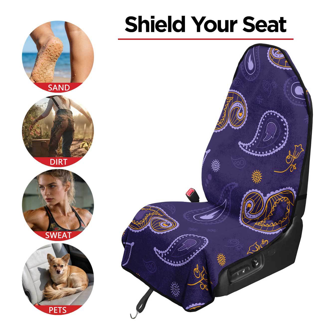 Car seat towel cover, front seat protector, suitable for gym and exercise, universal for all seasons, car use 169