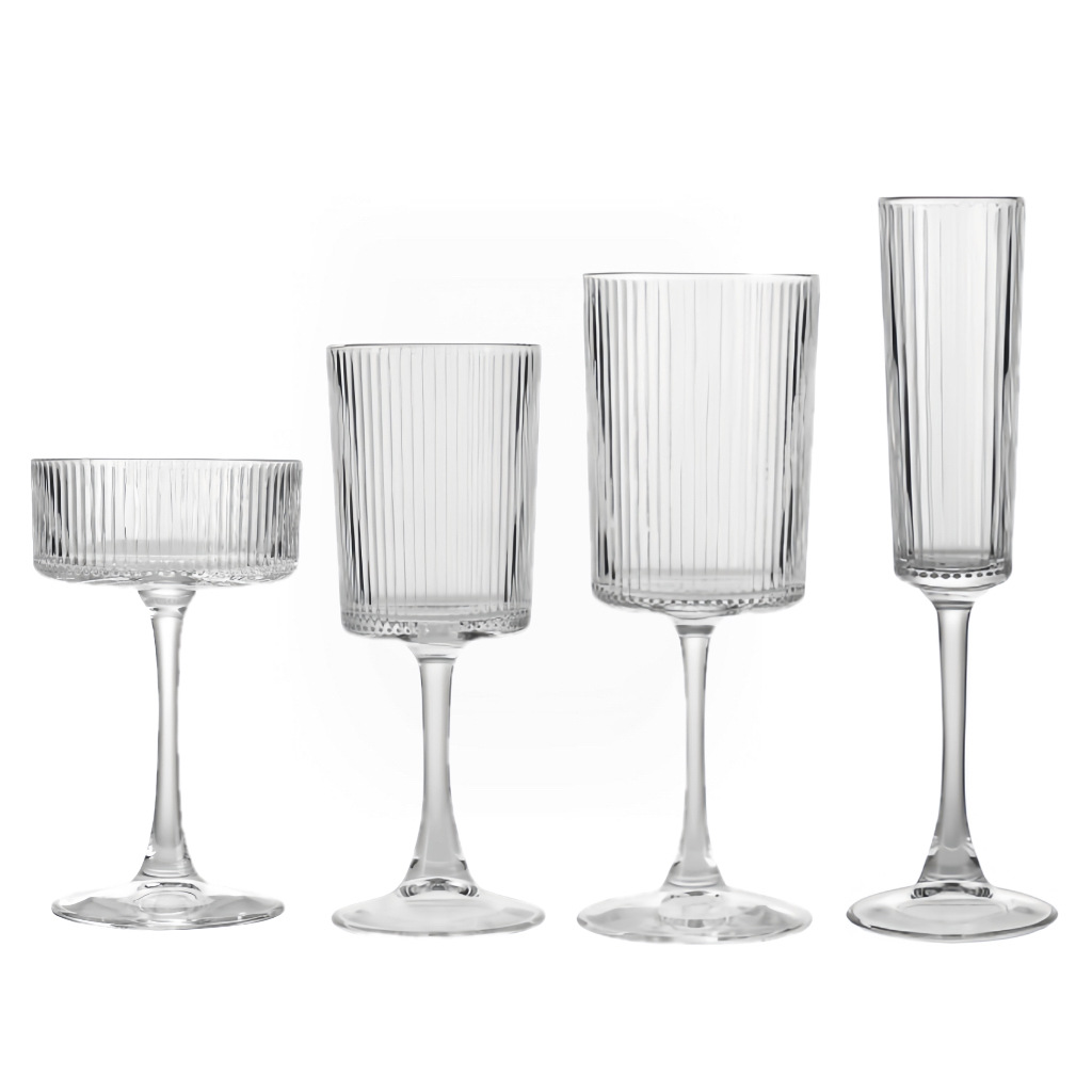 Venta al por mayor simple taza de champán taza de vino blanco taza de vino espumante taza de cóctel taza de vino