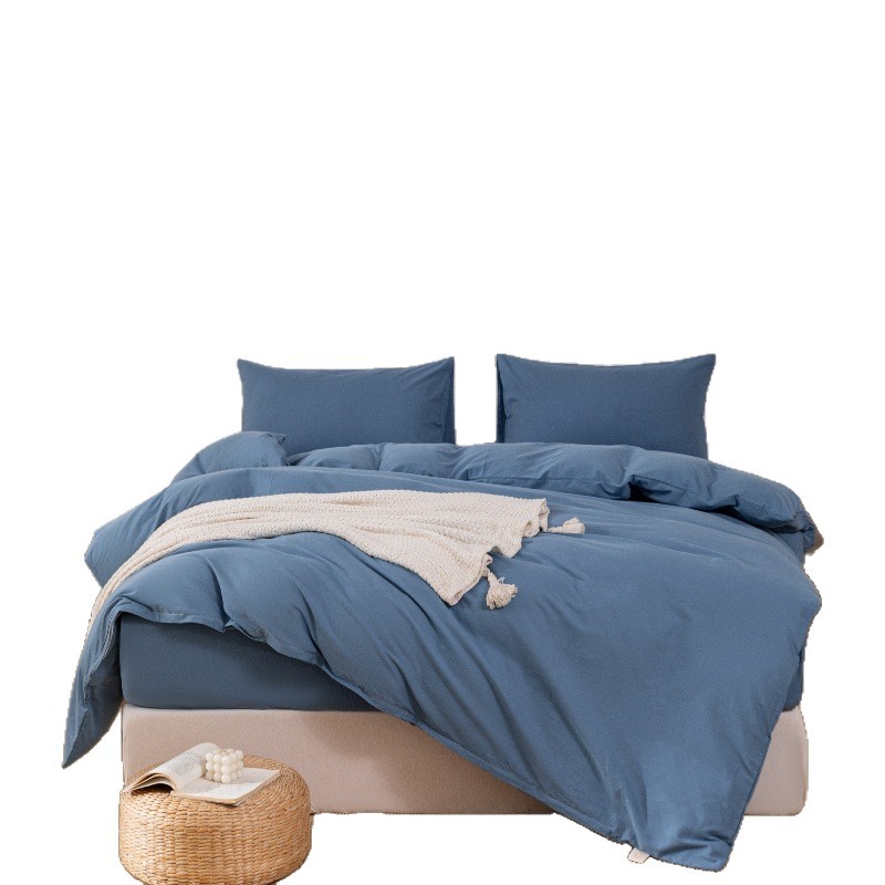 Cuatro piezas de cama al por mayor cubierta de algodón cubierta de cubierta