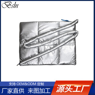 Fashionable down Jacket Silver Liner Bag 13-16inch Laptop Shoulder Bag iPad Storage Bag Protective Cover