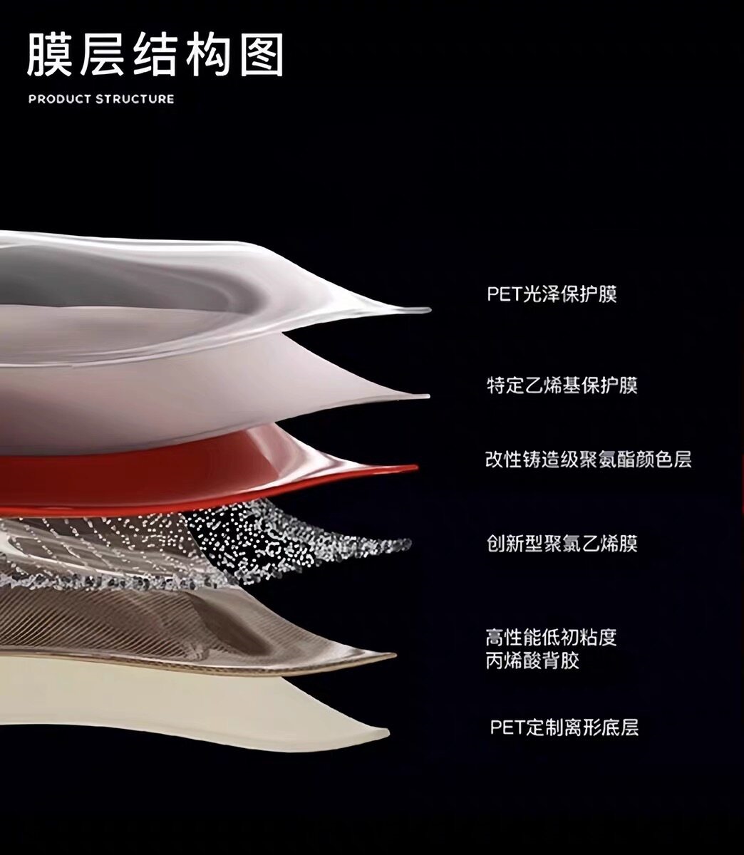Car color change film Tesla liquid metal silver PET full car wrap application Alexander silver car wrap film