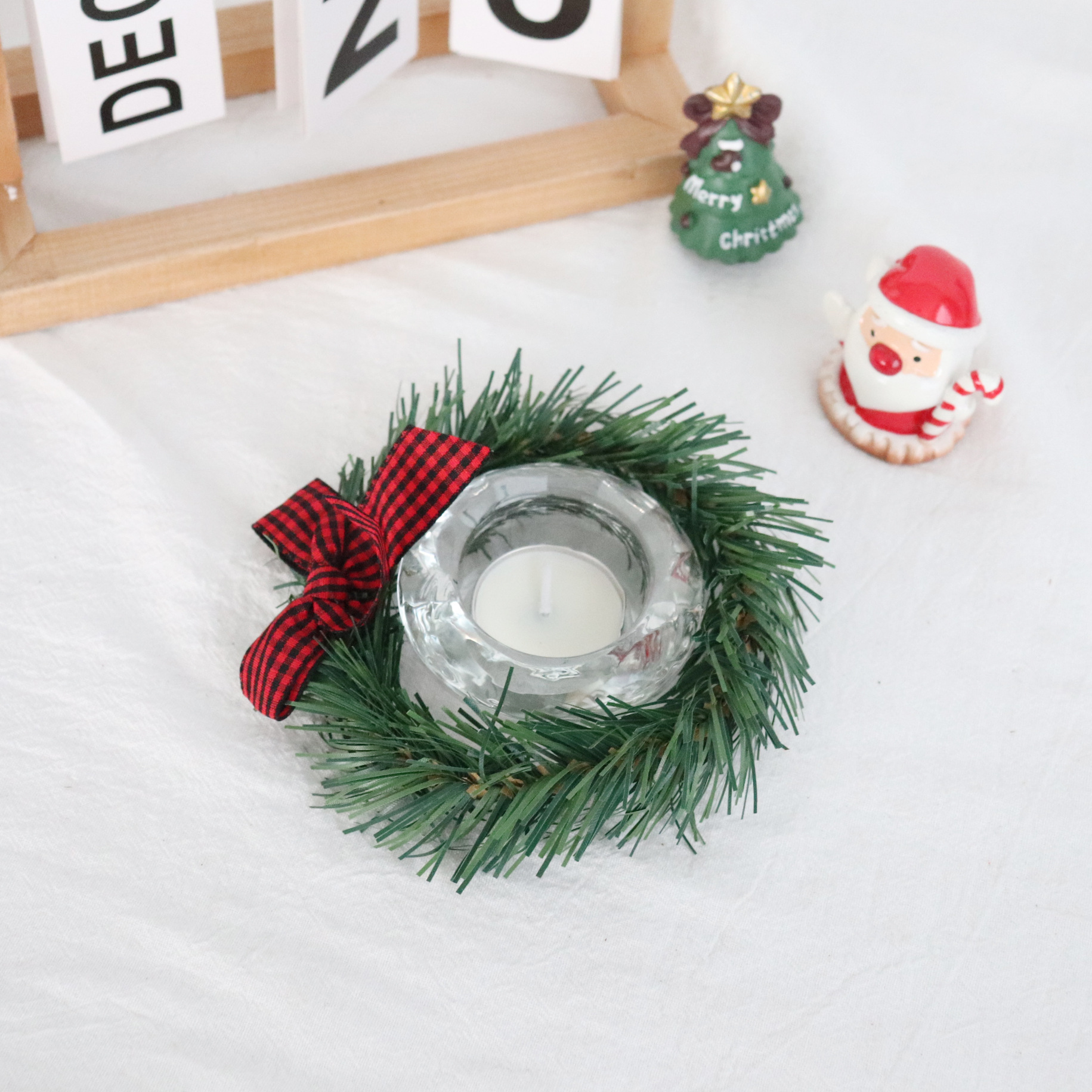 26g Weight Garlands Event & Party Supplies Grass Ring Classification 1 Piece Quantity Party Occasion PVC, Polyester Material Christmas Festival Bow Knot Pattern Modern Style, Classic Style Style Christmas Modern Style Classic Style Bow Knot PVC Polyester Party Garlands Decorations Table Decoration 8