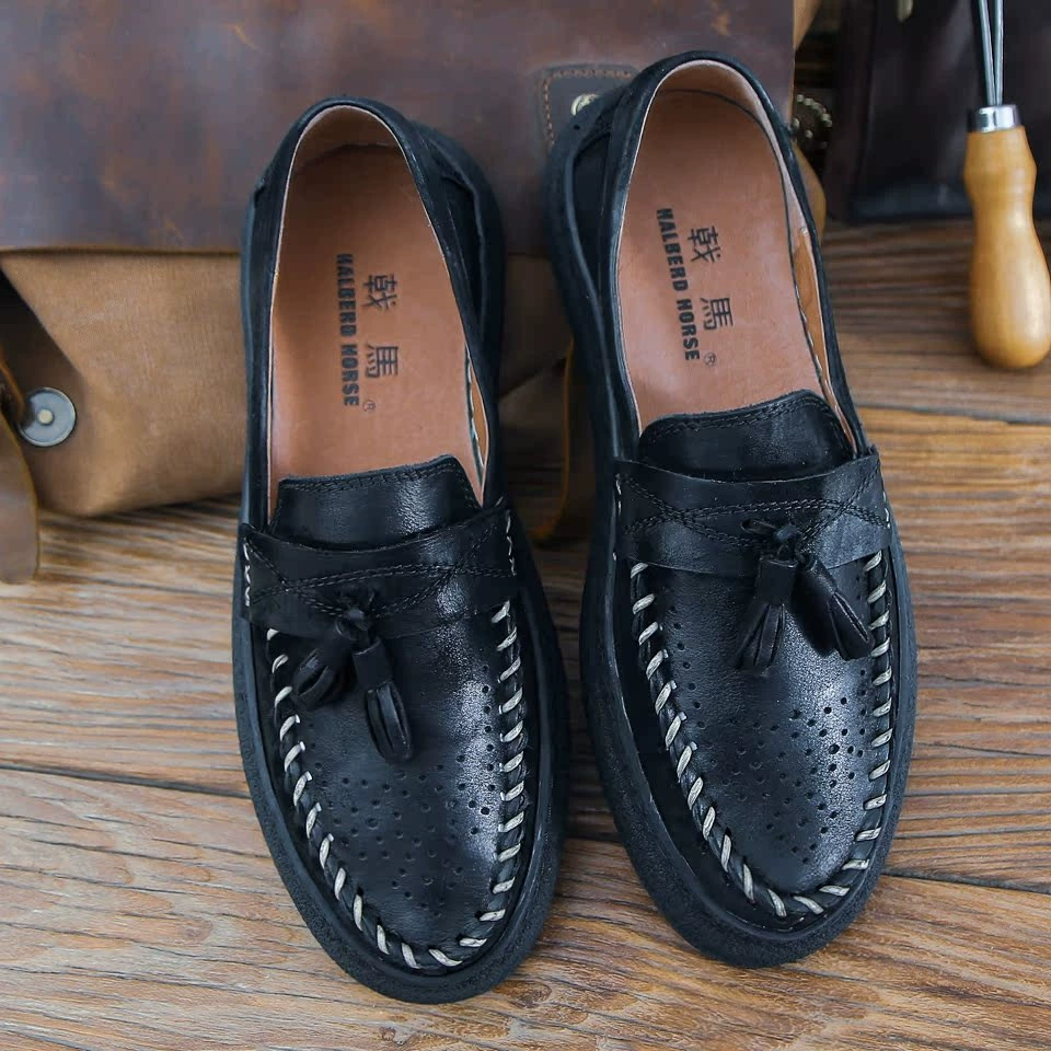 Shoes, loafers, elite footwear for leather shoes, genuine leather, cowhide, soft sole