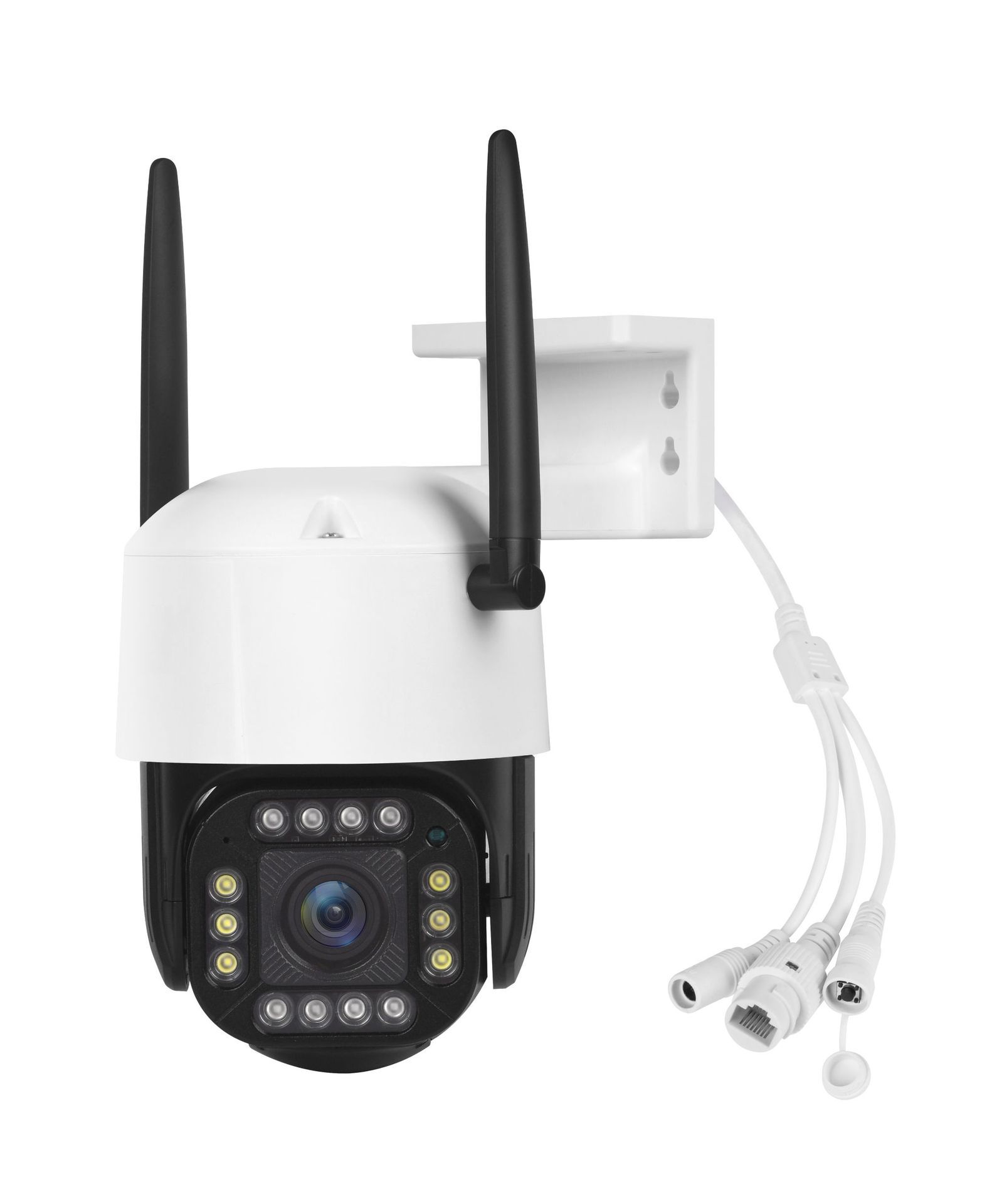 海芯无线摄像头2MP20倍变焦白光夜视语音对讲360度全景摄像监控器