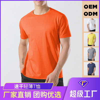 2023 new pattern Quick drying ventilation series summer T-shirt Color Quick drying ventilation Bodybuilding outdoors Jersey