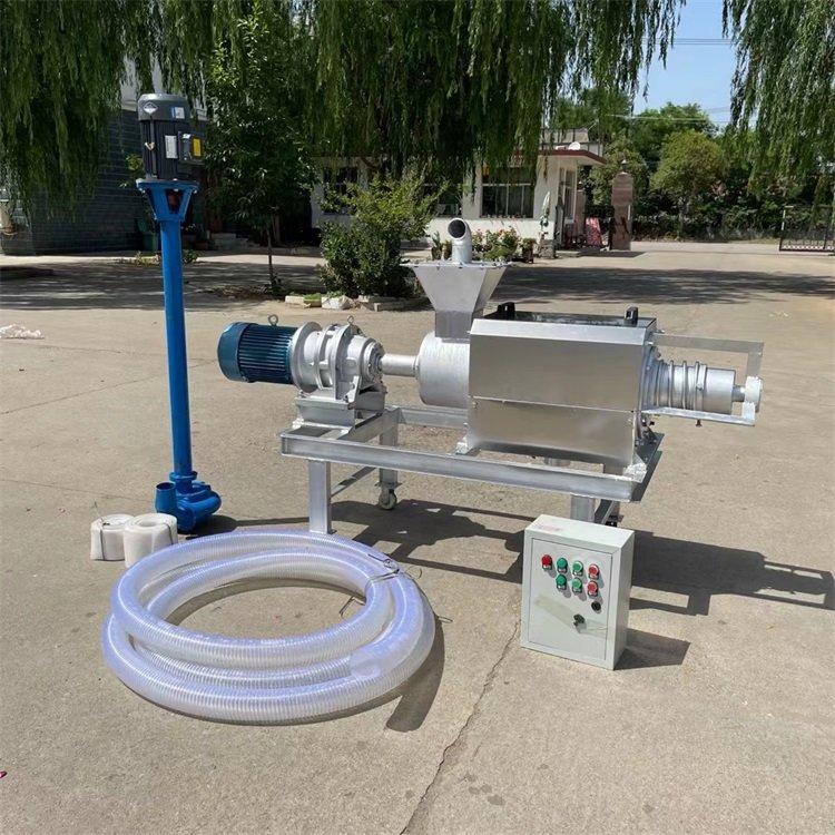 养猪场粪便固液处理设备 动物粪便固液干湿分离脱水机鸡粪脱水