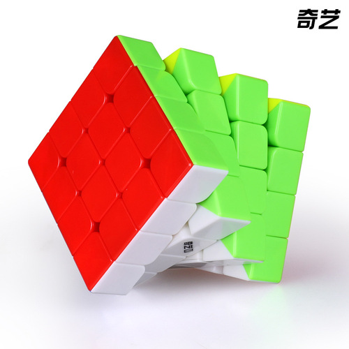 Qiyi Magnetic 2nd, 3rd and 4th Order Rubik's Cube Pyramid Smooth Magnetic Solid Color Black 2nd, 3rd and 4th Level Rubik's Cube Toy